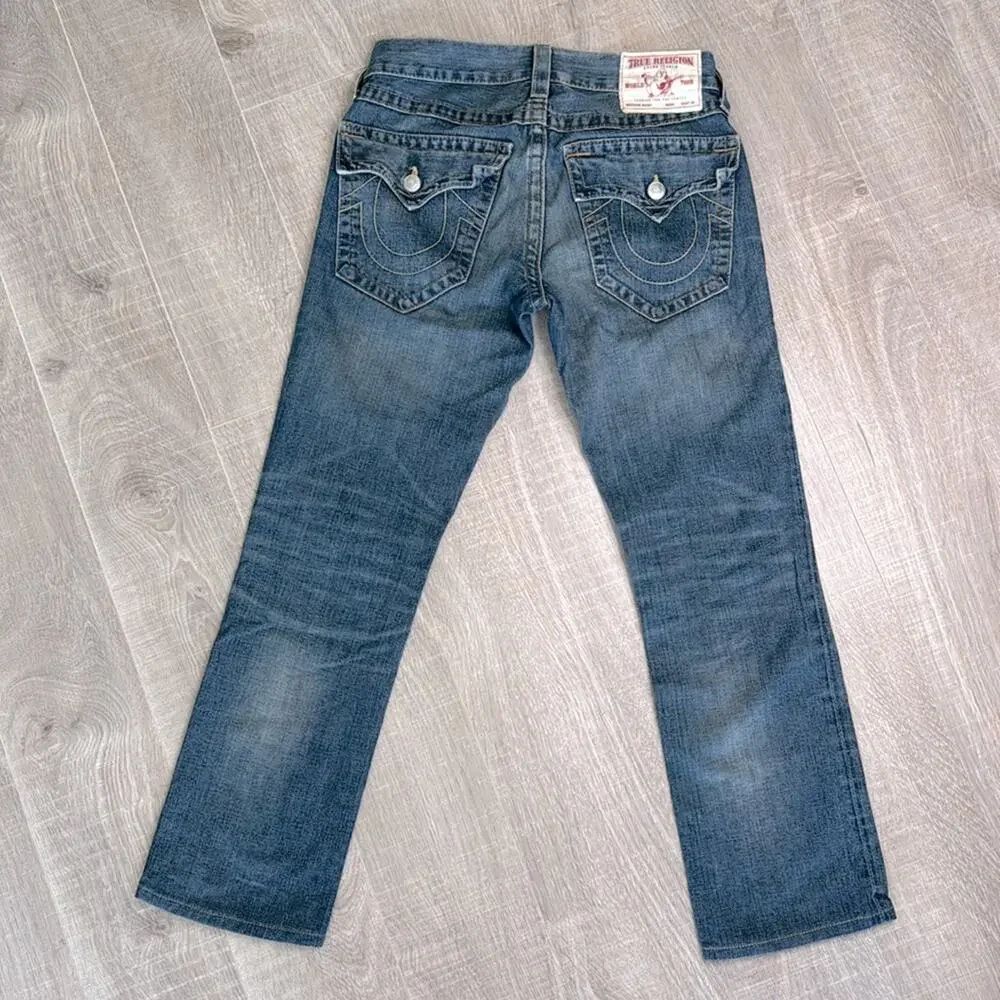 TRUE RELIGION Men’s Ricky Straight Leg Jeans